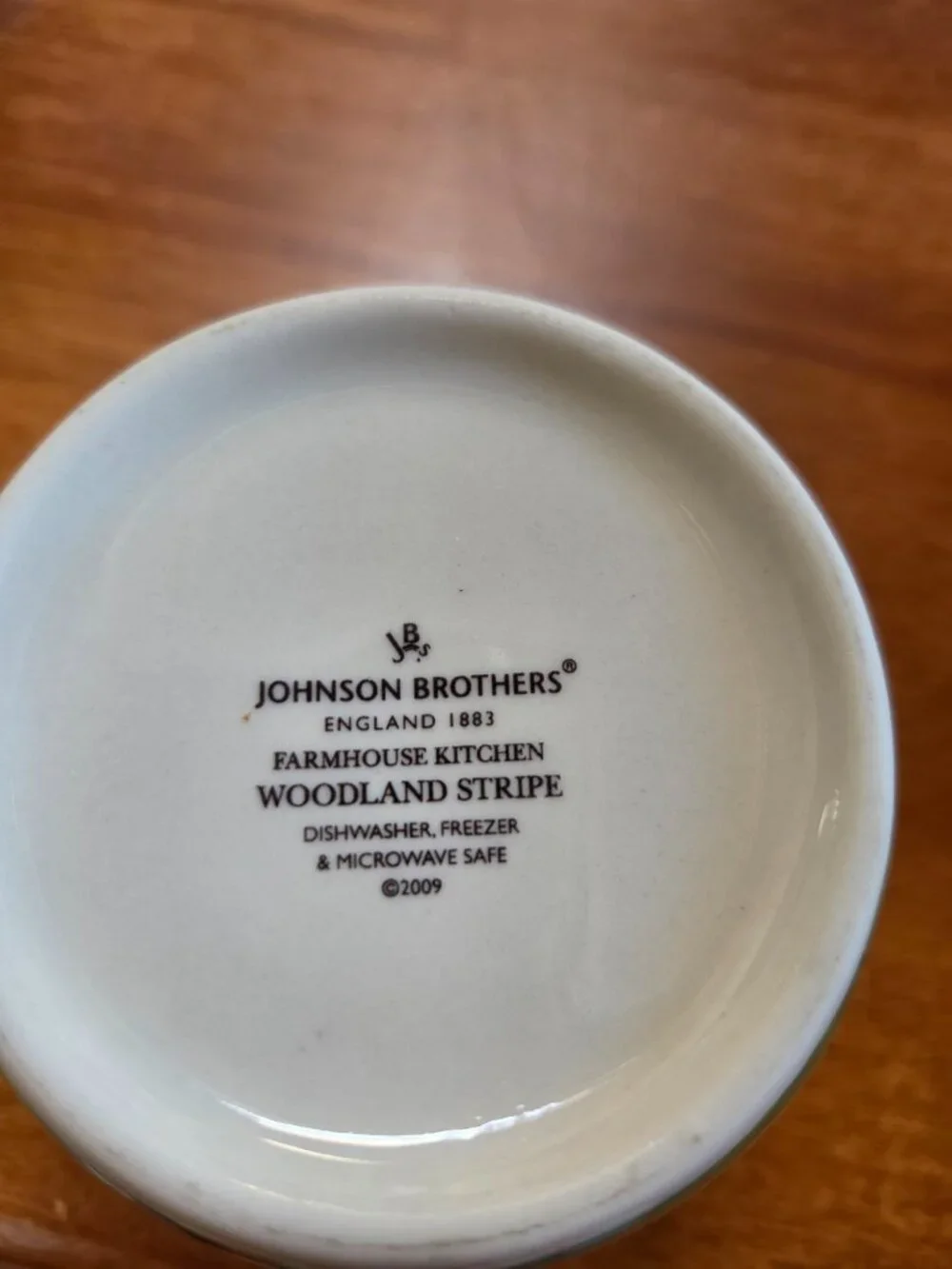 Johnson brothers three piece set includes pitcher,creamer sugar with top